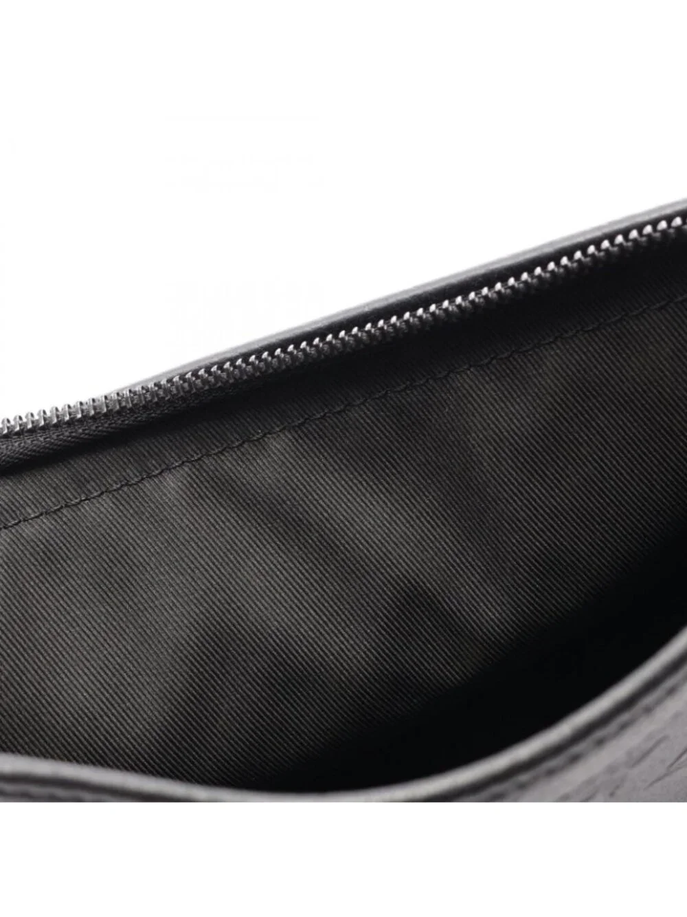Louis Vuitton Shoulder Bag Gaston Wearable Wallet Monogram Shadow Noir Leather
